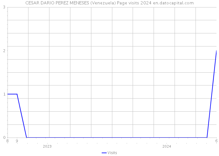 CESAR DARIO PEREZ MENESES (Venezuela) Page visits 2024 