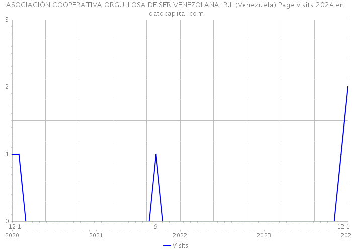 ASOCIACIÓN COOPERATIVA ORGULLOSA DE SER VENEZOLANA, R.L (Venezuela) Page visits 2024 