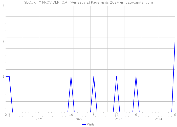 SECURITY PROVIDER, C.A. (Venezuela) Page visits 2024 