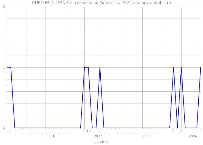 DURO FELGUERA S.A. (Venezuela) Page visits 2024 