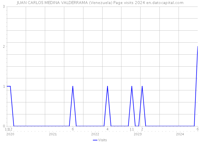 JUAN CARLOS MEDINA VALDERRAMA (Venezuela) Page visits 2024 