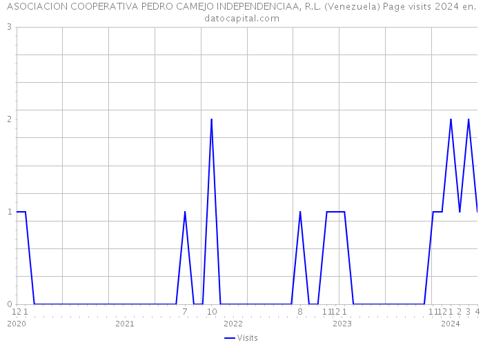 ASOCIACION COOPERATIVA PEDRO CAMEJO INDEPENDENCIAA, R.L. (Venezuela) Page visits 2024 