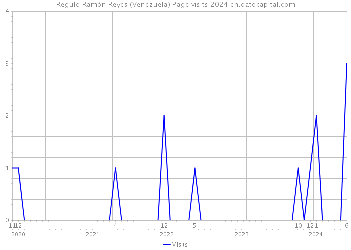 Regulo Ramón Reyes (Venezuela) Page visits 2024 