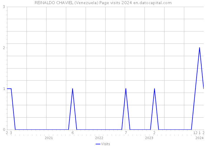 REINALDO CHAVIEL (Venezuela) Page visits 2024 