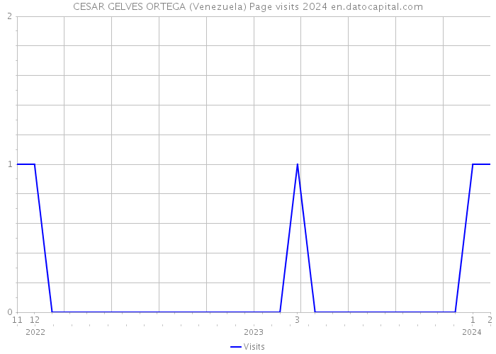 CESAR GELVES ORTEGA (Venezuela) Page visits 2024 