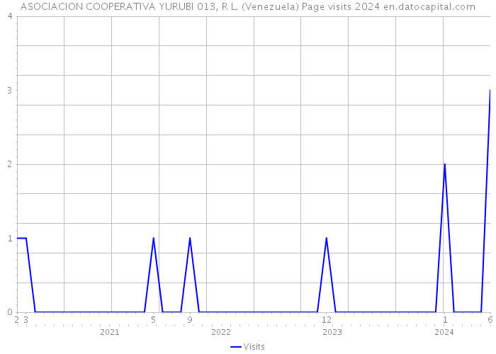 ASOCIACION COOPERATIVA YURUBI 013, R L. (Venezuela) Page visits 2024 