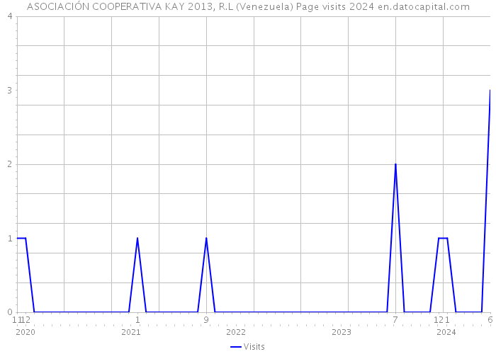 ASOCIACIÓN COOPERATIVA KAY 2013, R.L (Venezuela) Page visits 2024 
