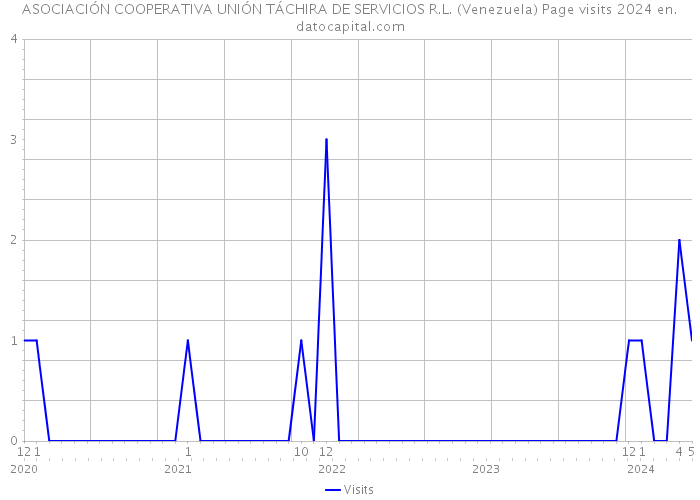 ASOCIACIÓN COOPERATIVA UNIÓN TÁCHIRA DE SERVICIOS R.L. (Venezuela) Page visits 2024 