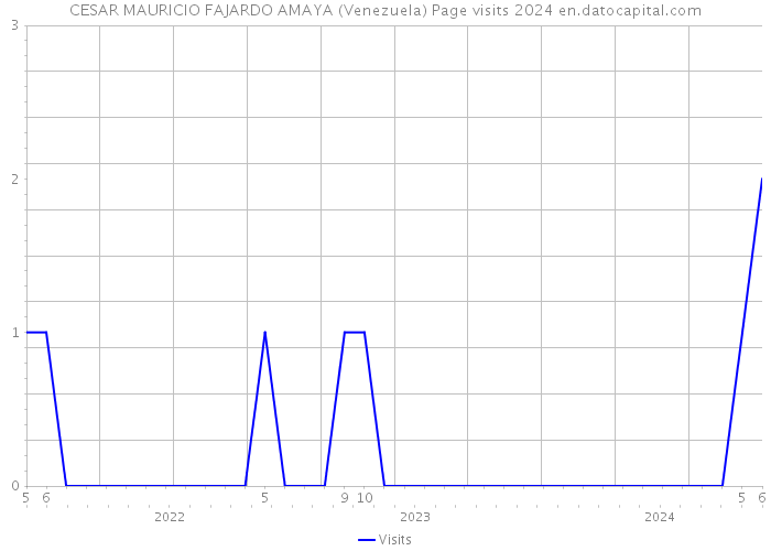 CESAR MAURICIO FAJARDO AMAYA (Venezuela) Page visits 2024 