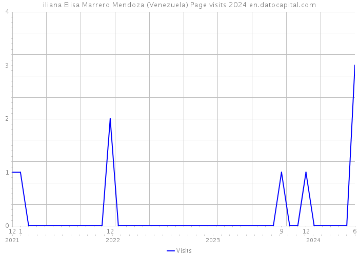 iliana Elisa Marrero Mendoza (Venezuela) Page visits 2024 