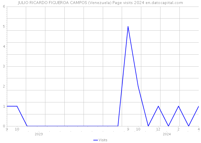 JULIO RICARDO FIGUEROA CAMPOS (Venezuela) Page visits 2024 