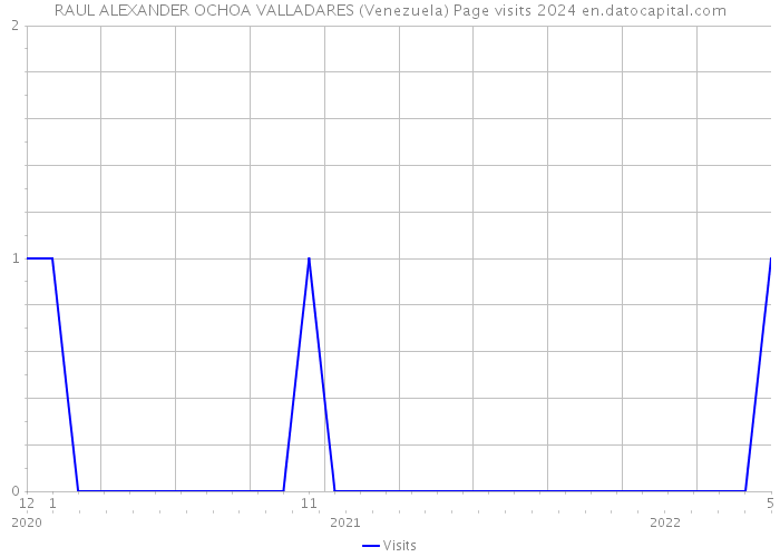 RAUL ALEXANDER OCHOA VALLADARES (Venezuela) Page visits 2024 