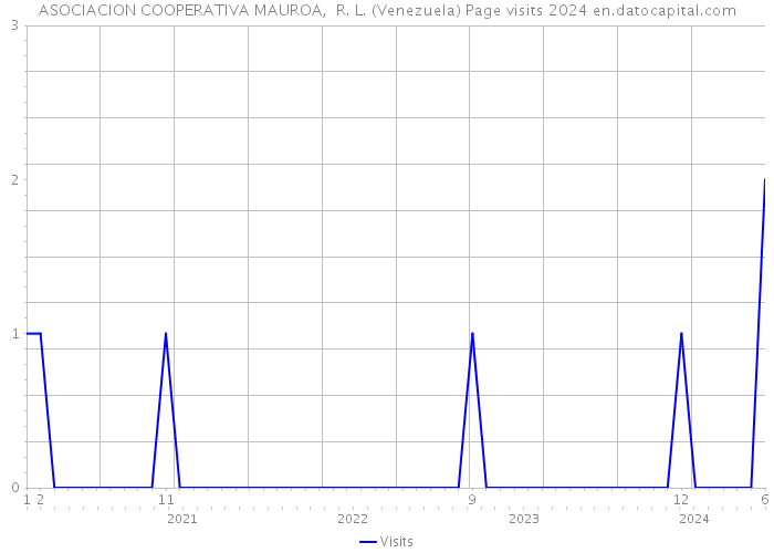 ASOCIACION COOPERATIVA MAUROA, R. L. (Venezuela) Page visits 2024 