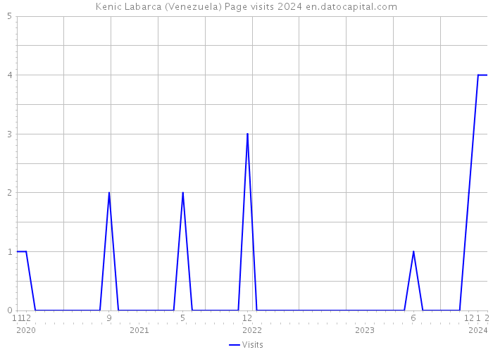 Kenic Labarca (Venezuela) Page visits 2024 