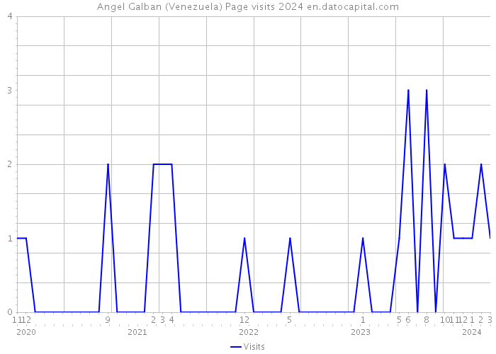 Angel Galban (Venezuela) Page visits 2024 