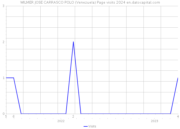 WILMER JOSE CARRASCO POLO (Venezuela) Page visits 2024 
