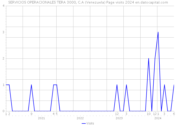 SERVICIOS OPERACIONALES TERA 3000, C.A (Venezuela) Page visits 2024 