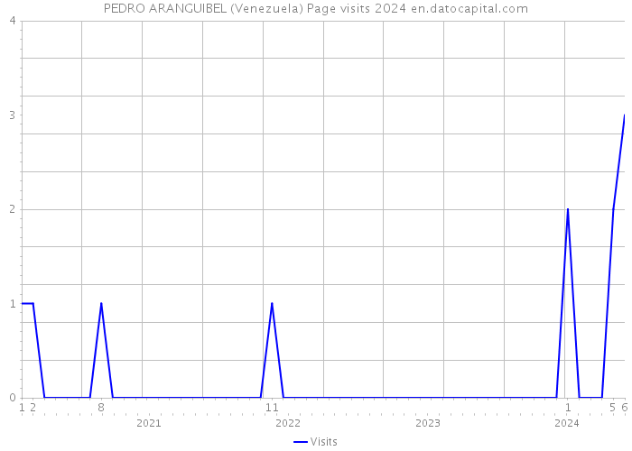 PEDRO ARANGUIBEL (Venezuela) Page visits 2024 