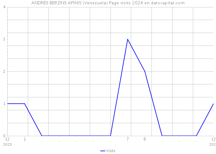 ANDRES BERZINS APINIS (Venezuela) Page visits 2024 