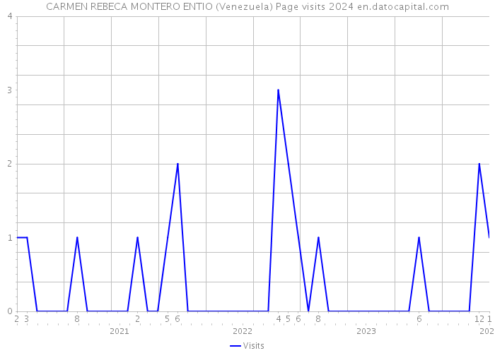 CARMEN REBECA MONTERO ENTIO (Venezuela) Page visits 2024 
