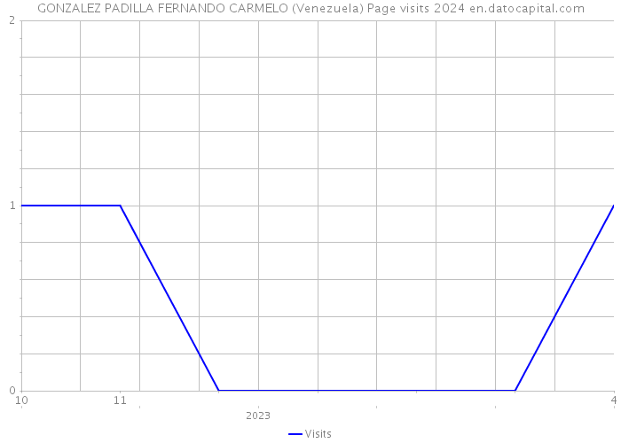 GONZALEZ PADILLA FERNANDO CARMELO (Venezuela) Page visits 2024 