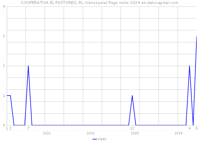COOPERATIVA EL PASTOREO, RL (Venezuela) Page visits 2024 