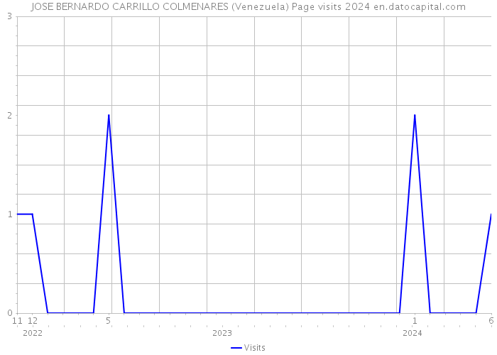 JOSE BERNARDO CARRILLO COLMENARES (Venezuela) Page visits 2024 