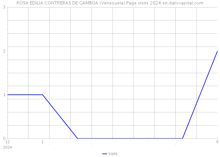 ROSA EDILIA CONTRERAS DE GAMBOA (Venezuela) Page visits 2024 