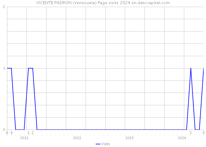 VICENTE PADRON (Venezuela) Page visits 2024 