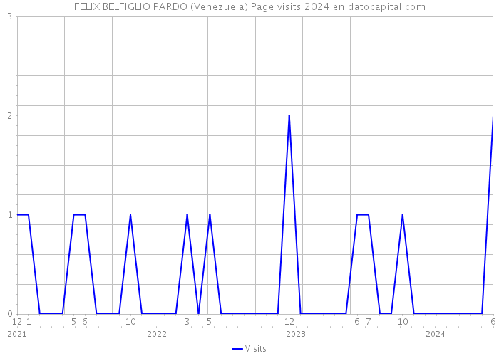 FELIX BELFIGLIO PARDO (Venezuela) Page visits 2024 