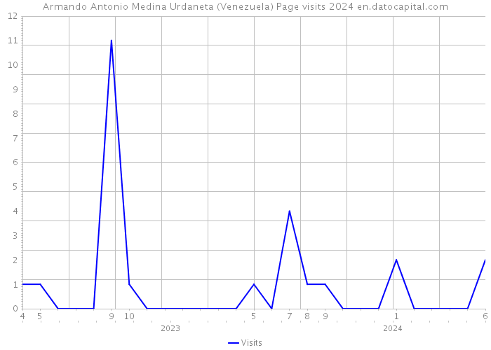Armando Antonio Medina Urdaneta (Venezuela) Page visits 2024 