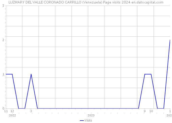 LUZMARY DEL VALLE CORONADO CARRILLO (Venezuela) Page visits 2024 