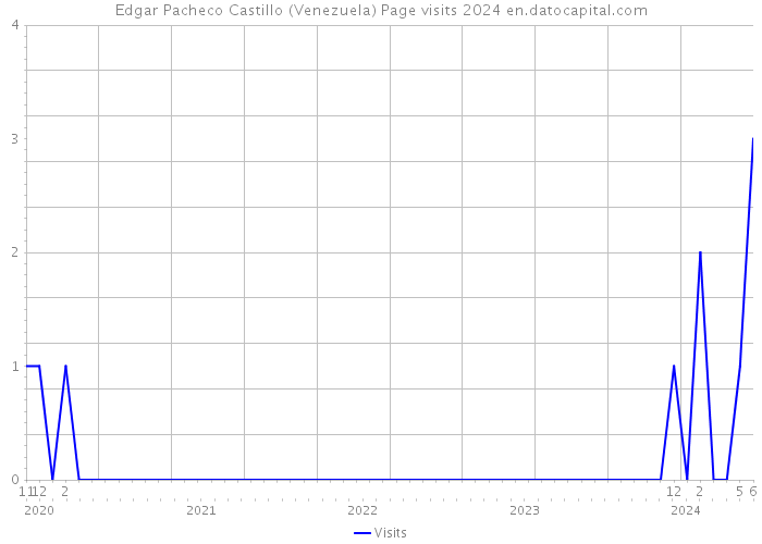Edgar Pacheco Castillo (Venezuela) Page visits 2024 