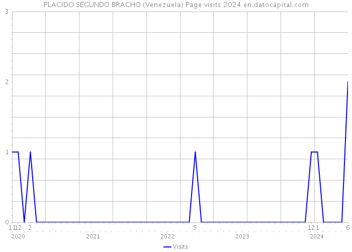 PLACIDO SEGUNDO BRACHO (Venezuela) Page visits 2024 