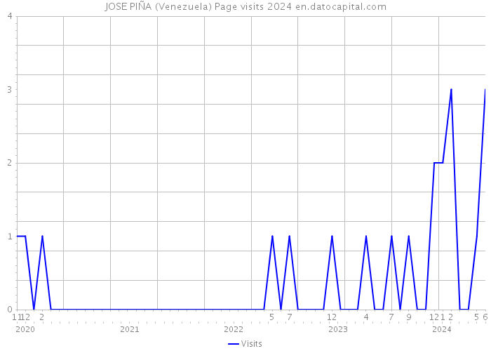 JOSE PIÑA (Venezuela) Page visits 2024 