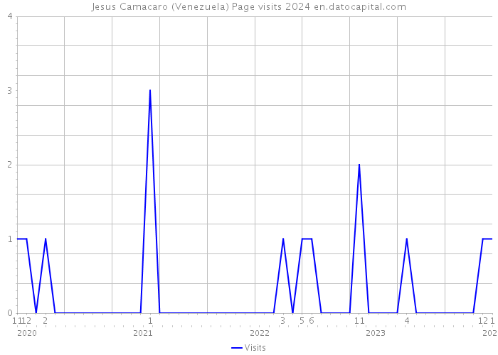 Jesus Camacaro (Venezuela) Page visits 2024 