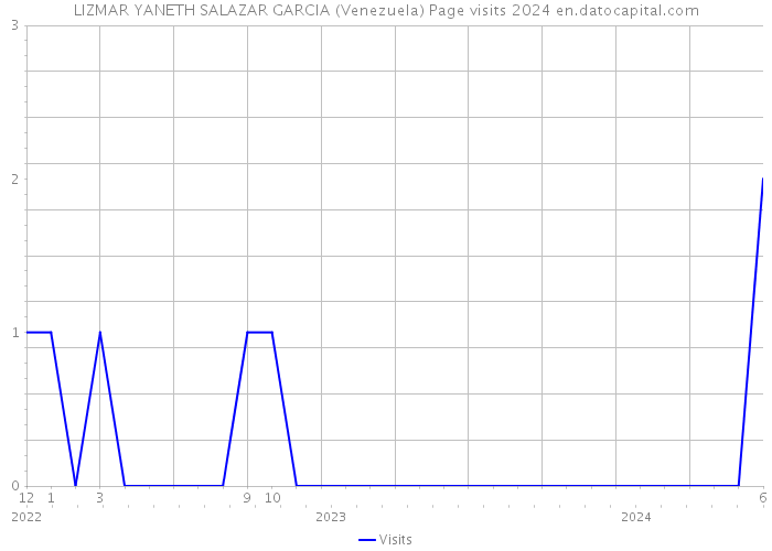 LIZMAR YANETH SALAZAR GARCIA (Venezuela) Page visits 2024 