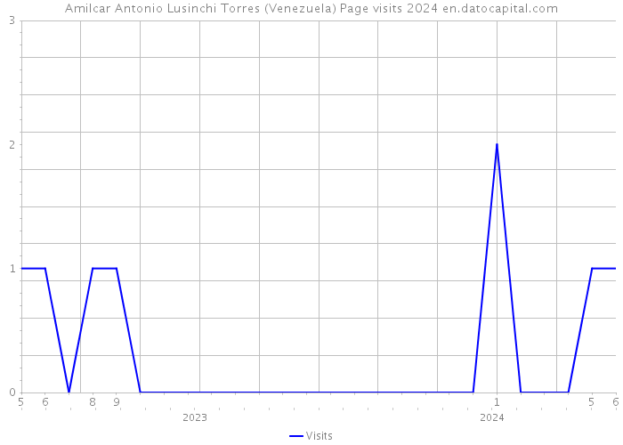 Amilcar Antonio Lusinchi Torres (Venezuela) Page visits 2024 