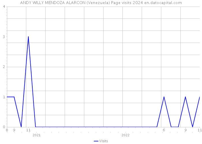 ANDY WILLY MENDOZA ALARCON (Venezuela) Page visits 2024 