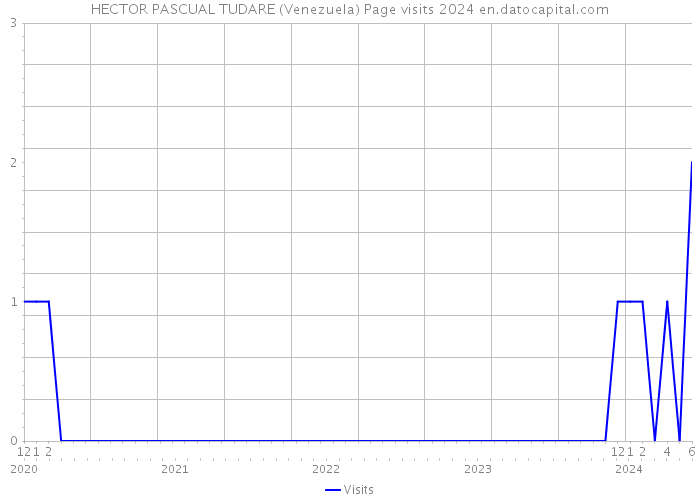 HECTOR PASCUAL TUDARE (Venezuela) Page visits 2024 