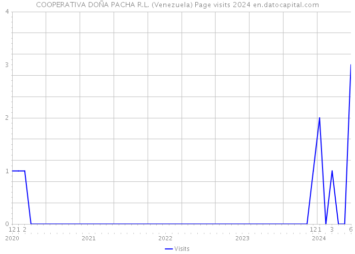 COOPERATIVA DOÑA PACHA R.L. (Venezuela) Page visits 2024 