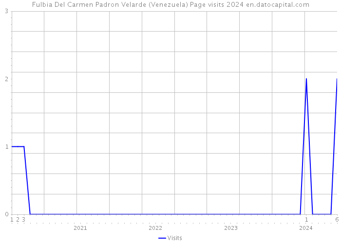 Fulbia Del Carmen Padron Velarde (Venezuela) Page visits 2024 