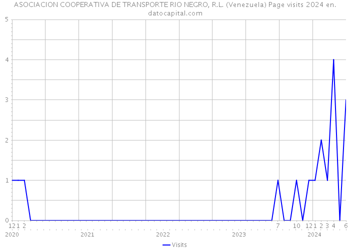 ASOCIACION COOPERATIVA DE TRANSPORTE RIO NEGRO, R.L. (Venezuela) Page visits 2024 