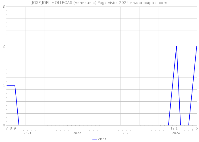 JOSE JOEL MOLLEGAS (Venezuela) Page visits 2024 