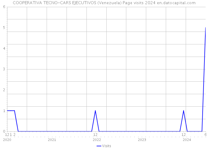 COOPERATIVA TECNO-CARS EJECUTIVOS (Venezuela) Page visits 2024 