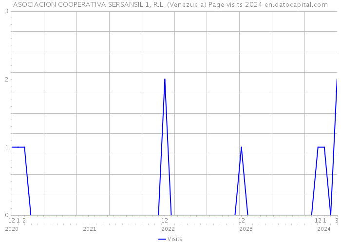 ASOCIACION COOPERATIVA SERSANSIL 1, R.L. (Venezuela) Page visits 2024 