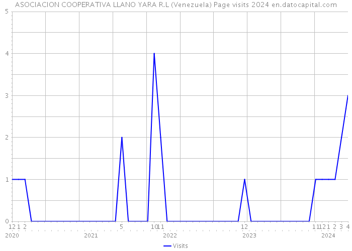 ASOCIACION COOPERATIVA LLANO YARA R.L (Venezuela) Page visits 2024 