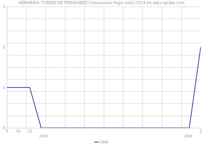 HERMINDA TORRES DE FERNANDEZ (Venezuela) Page visits 2024 