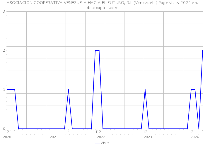 ASOCIACION COOPERATIVA VENEZUELA HACIA EL FUTURO, R.L (Venezuela) Page visits 2024 
