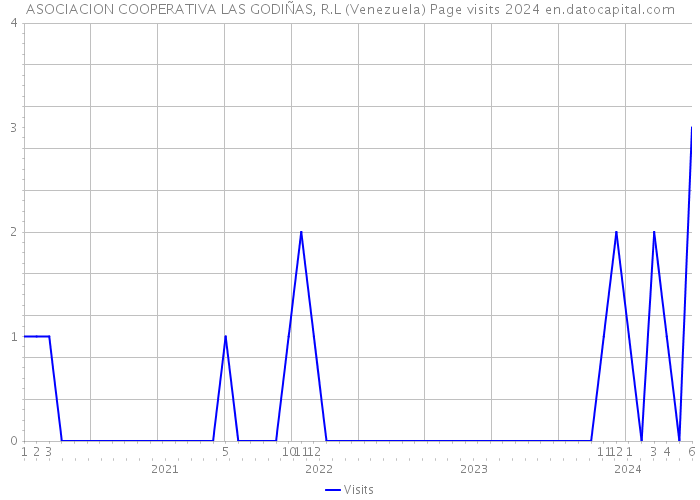 ASOCIACION COOPERATIVA LAS GODIÑAS, R.L (Venezuela) Page visits 2024 